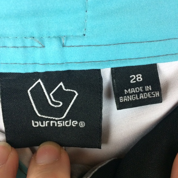 Burnside Colorblock Board Swim Shorts Sz 28 - Picture 7 of 7